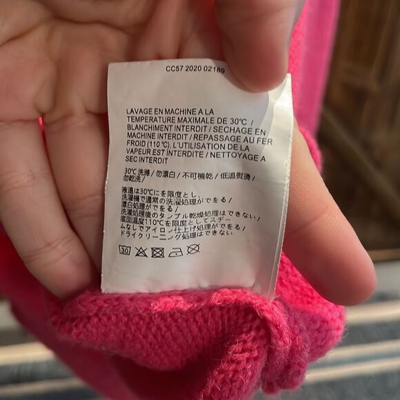 Ann Andelman Pink Knit Distressed Sweater - Picture 6 of 13